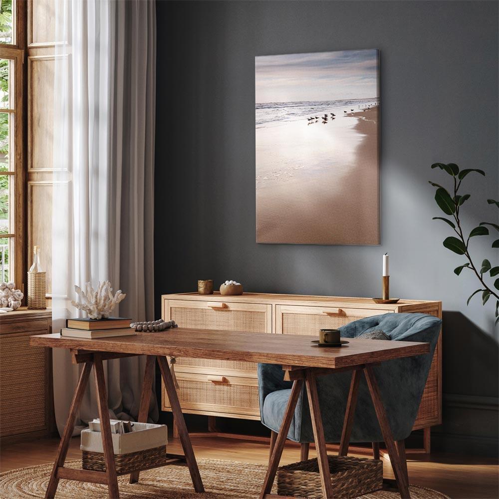 Obraz - Jesienna plaża (1-częściowy) pionowy