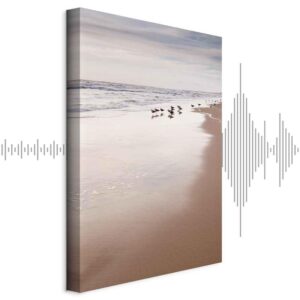 Obraz - Jesienna plaża (1-częściowy) pionowy