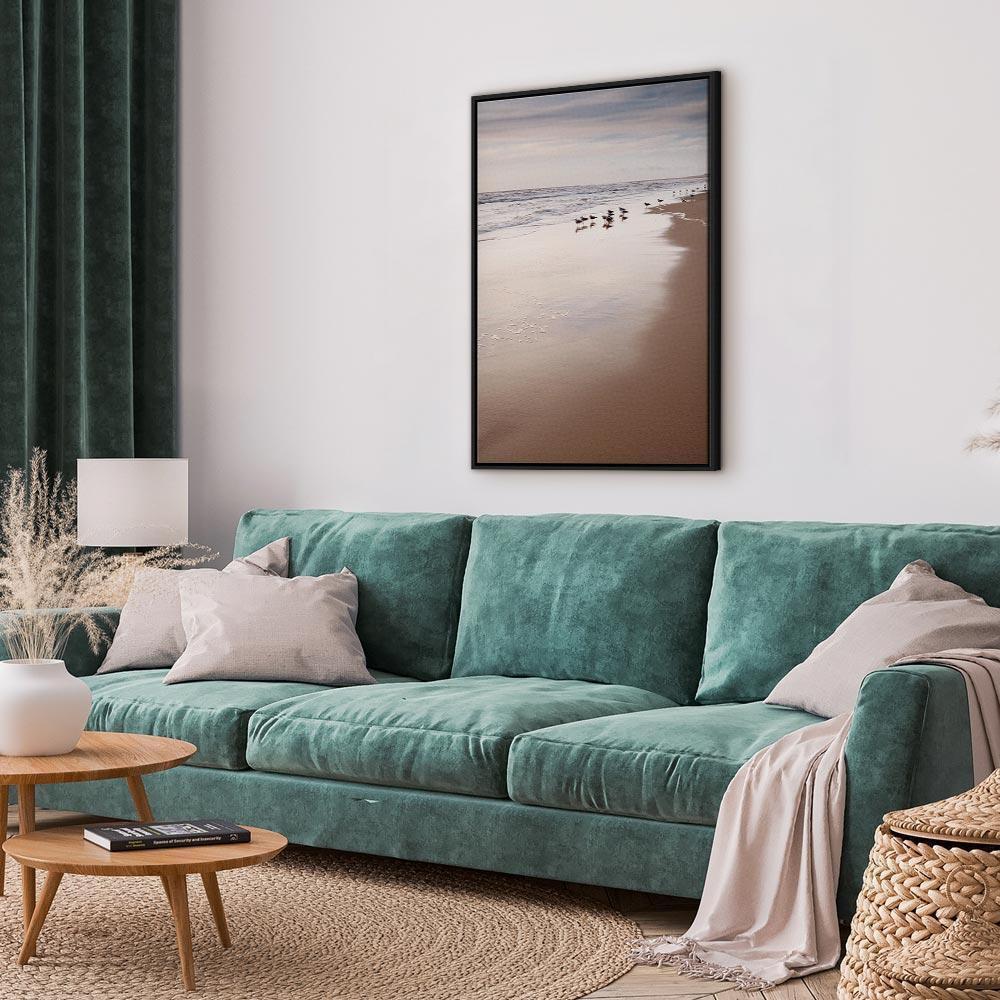 Obraz - Jesienna plaża (1-częściowy) pionowy