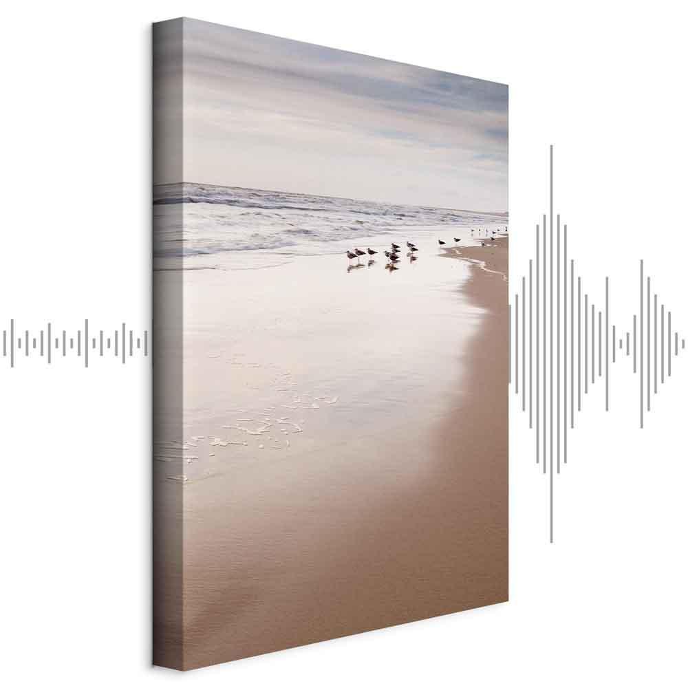 Obraz - Jesienna plaża (1-częściowy) pionowy