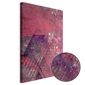 Obraz - Karmazynowa abstrakcja (1-częściowy) pionowy