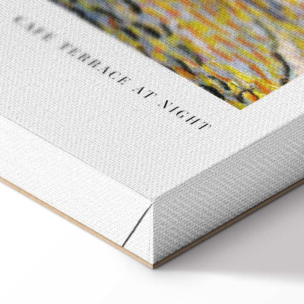 Obraz - Kawiarenka nocą (1-częściowy) pionowy