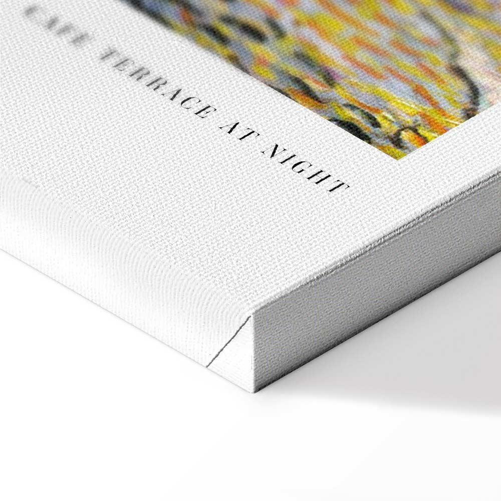 Obraz - Kawiarenka nocą (1-częściowy) pionowy