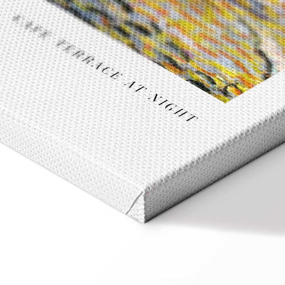 Obraz - Kawiarenka nocą (1-częściowy) pionowy