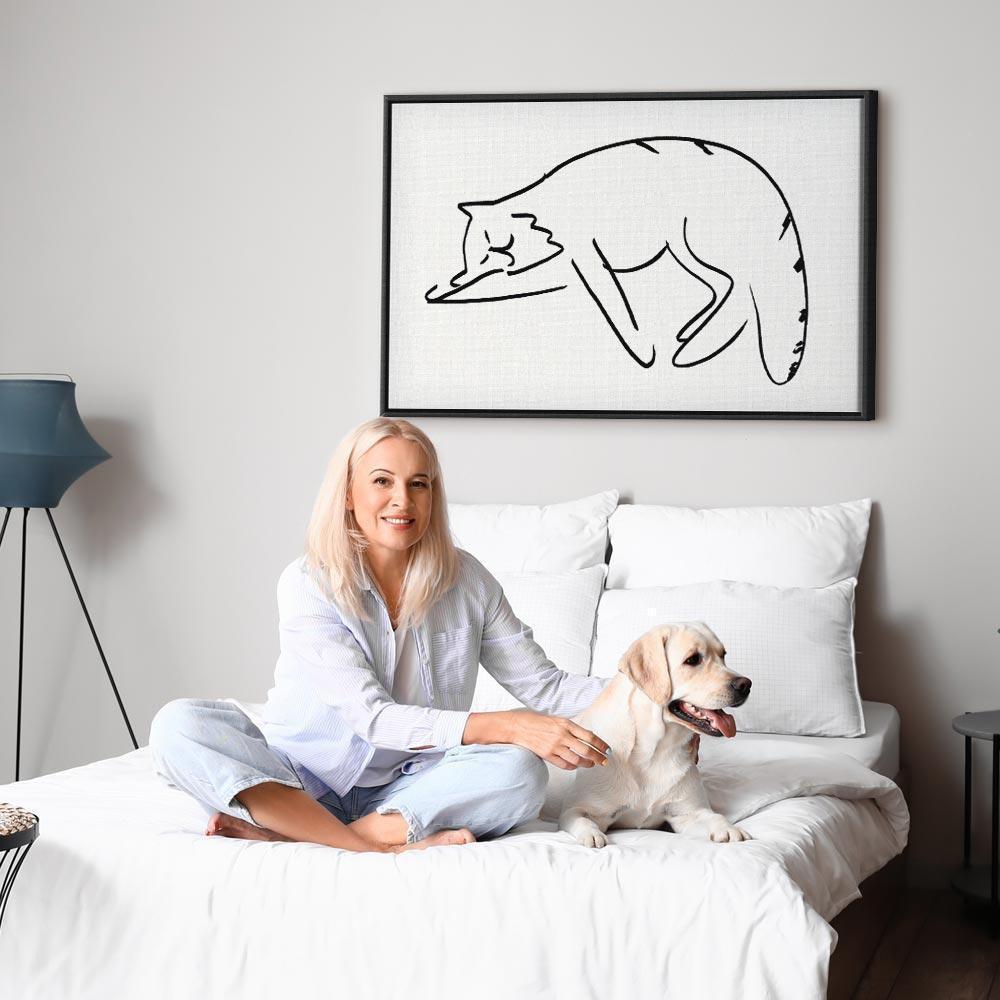 Obraz - Kocie sny (1-częściowy) pionowy