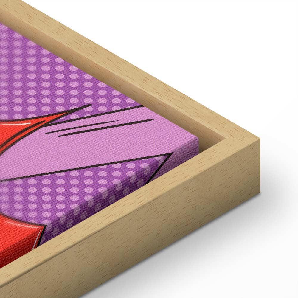 Obraz - Komiksowy street art (1-częściowy) - kolorowe napisy na barwnym tle