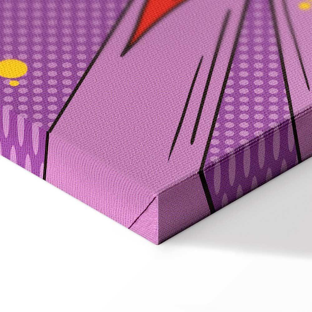 Obraz - Komiksowy street art (1-częściowy) - kolorowe napisy na barwnym tle