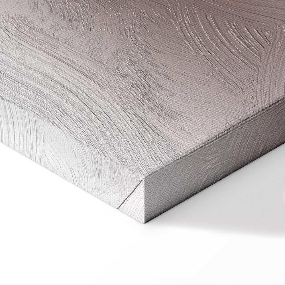 Obraz - Kwiatowy blask glamour (1-częściowy) - delikatna i pastelowa róża