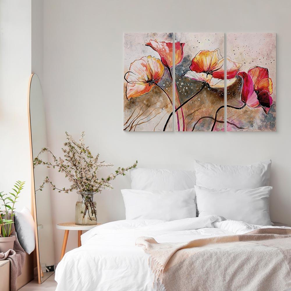 Obraz - Maki smagane wiatrem