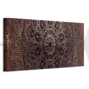 Obraz - Mandala: Bursztynowa cisza