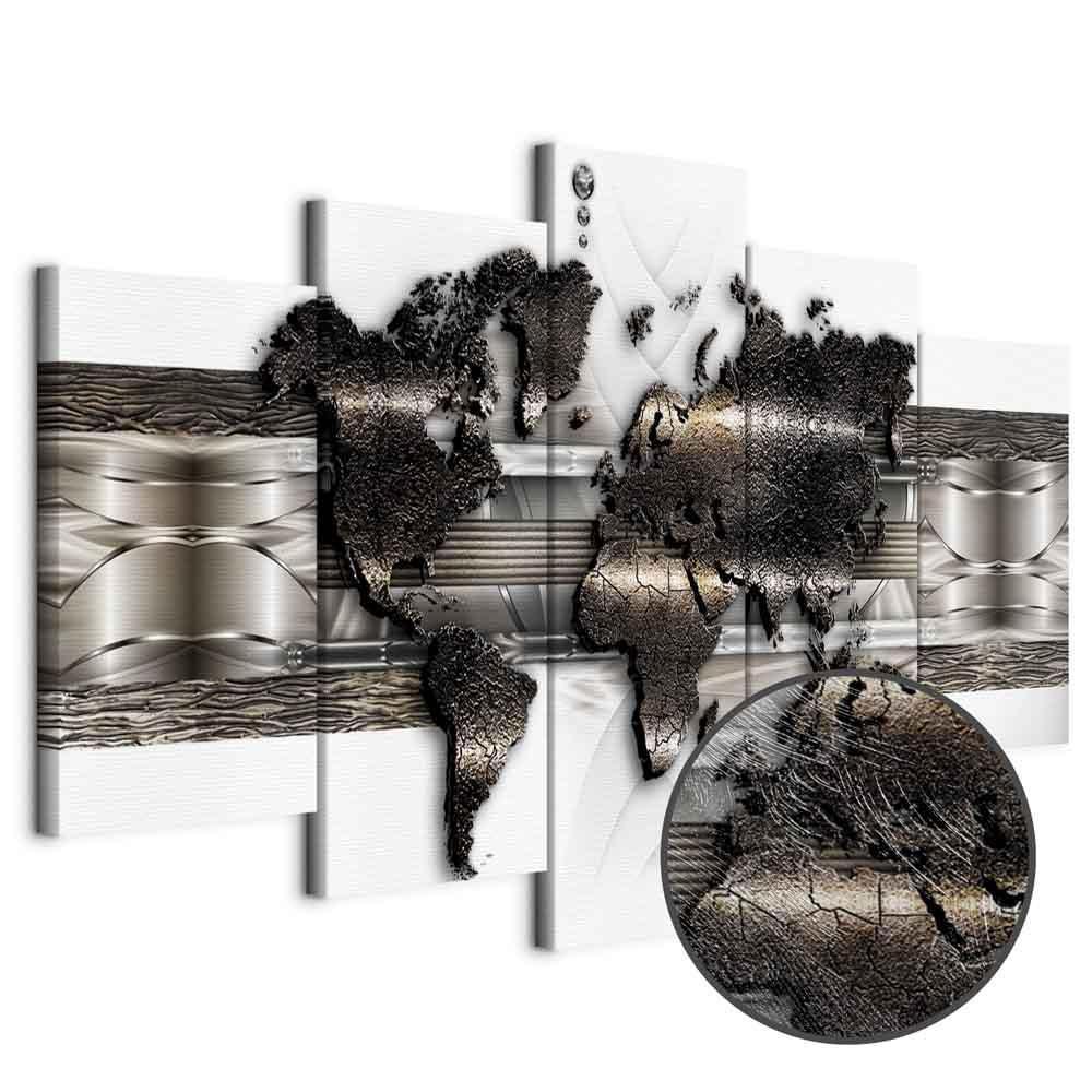 Obraz - Mapa metalowego świata II
