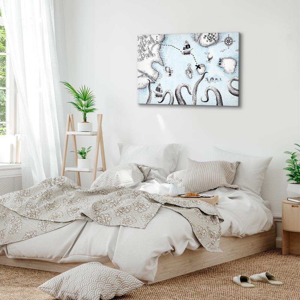 Obraz - Mapa skarbów (1-częsciowy) szeroki