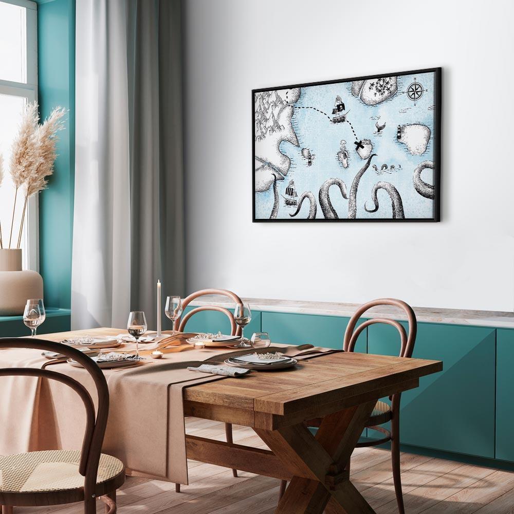 Obraz - Mapa skarbów (1-częsciowy) szeroki