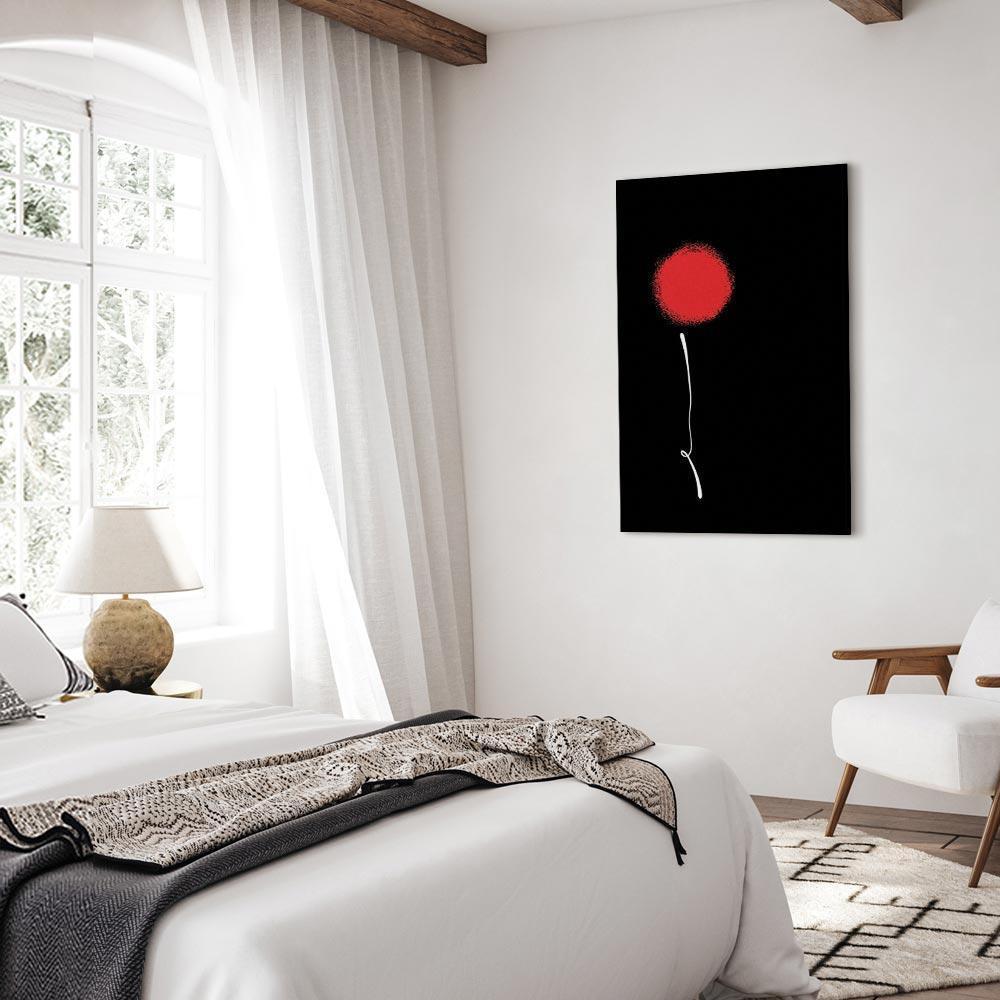 Obraz - Minimalistyczny kwiat (1-częściowy) pionowy