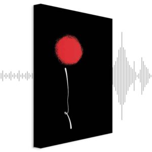 Obraz - Minimalistyczny kwiat (1-częściowy) pionowy