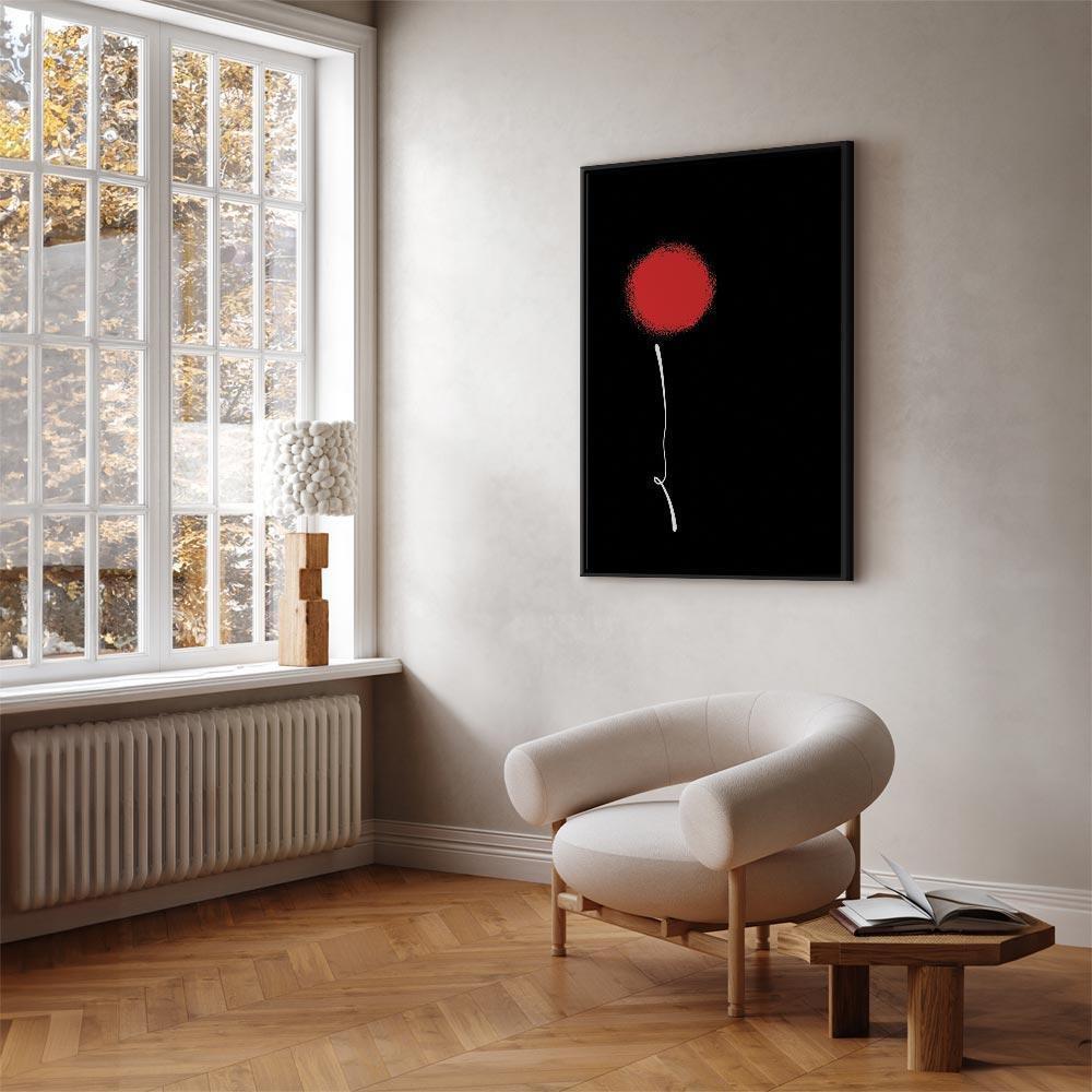 Obraz - Minimalistyczny kwiat (1-częściowy) pionowy