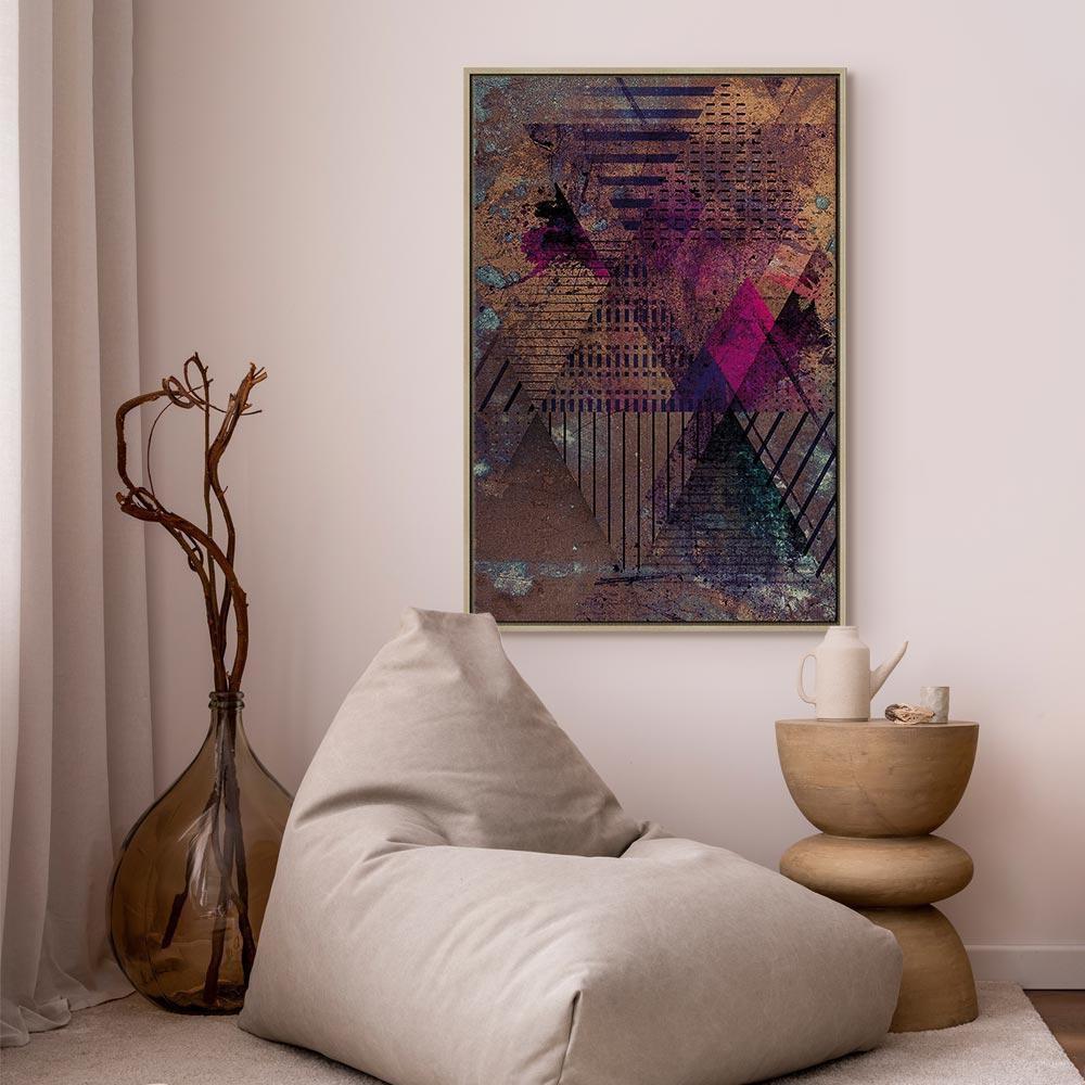 Obraz - Miodowa abstrakcja (1-częściowy) pionowy