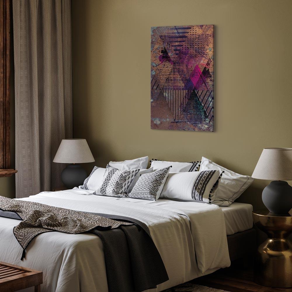 Obraz - Miodowa abstrakcja (1-częściowy) pionowy