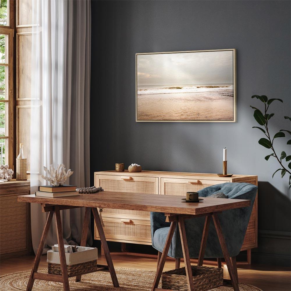 Obraz - Morze po burzy (1-częściowy) szeroki