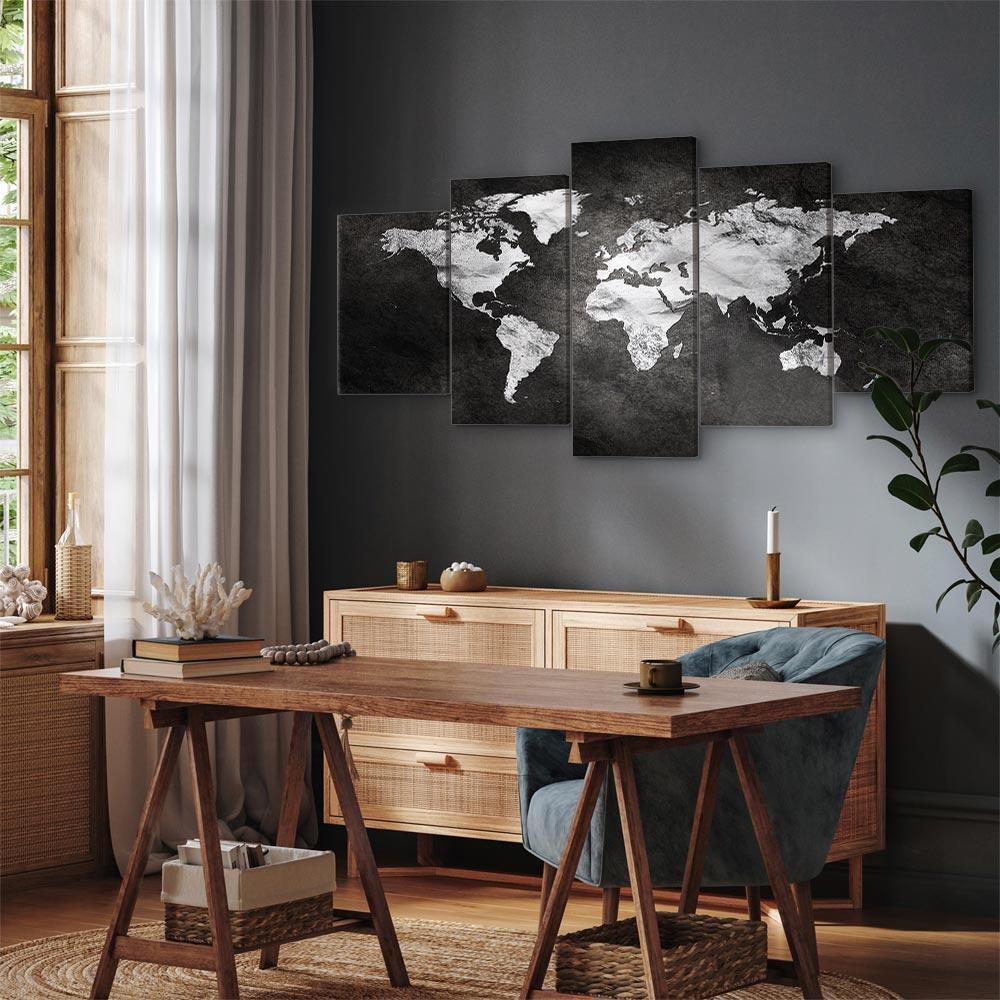 Obraz - Mroczny świat (5-częściowy) szeroki