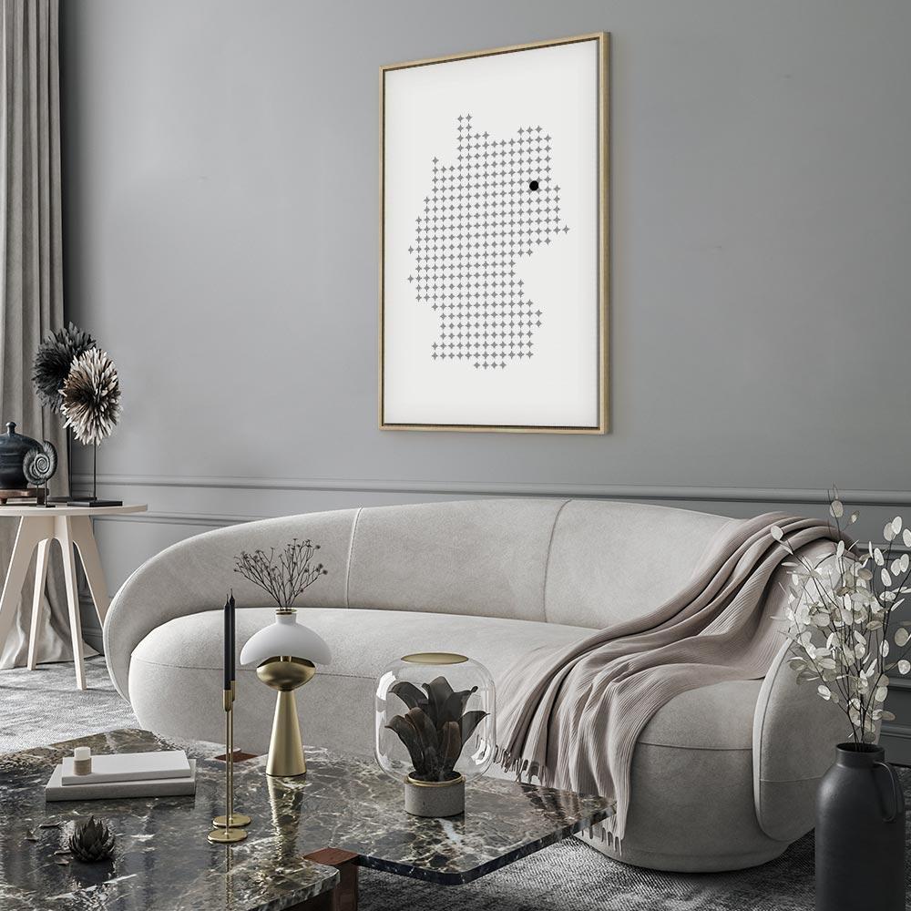 Obraz - Niemcy (1-częściowy) pionowy