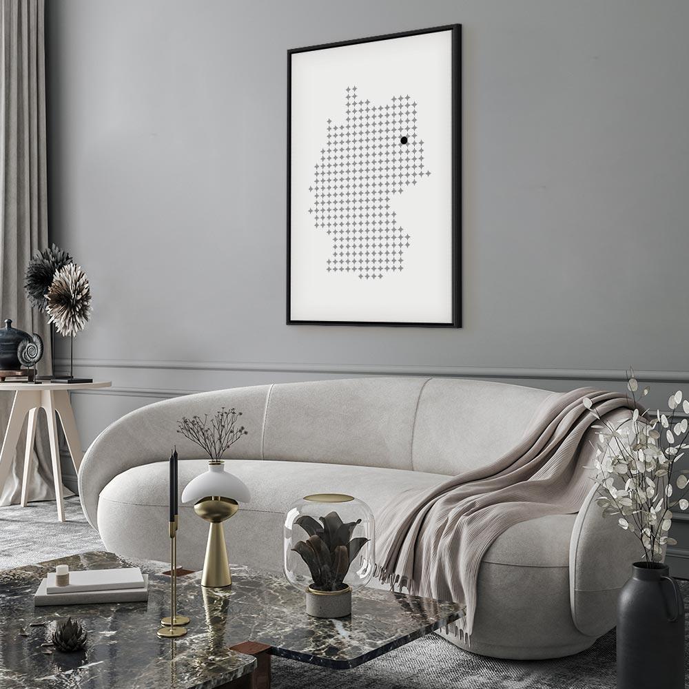 Obraz - Niemcy (1-częściowy) pionowy