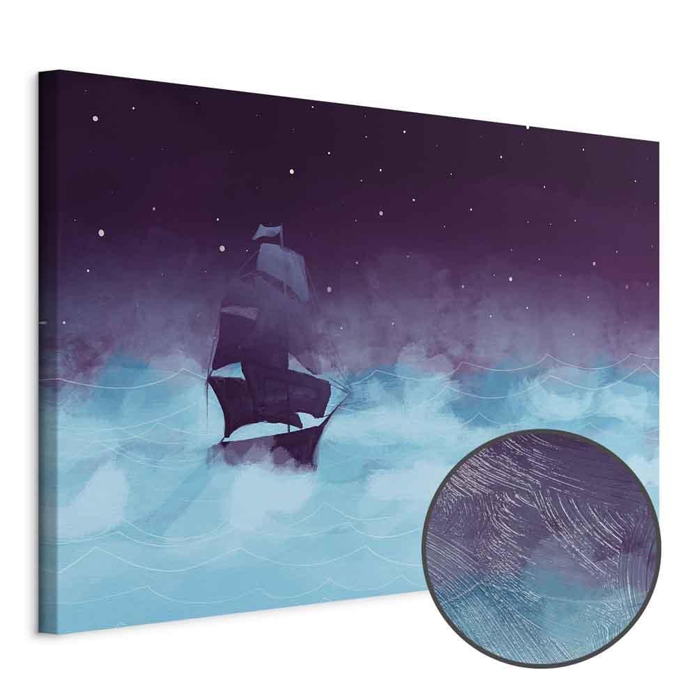 Obraz - Nocne fale (1-częściowy) szeroki - trzeci wariant