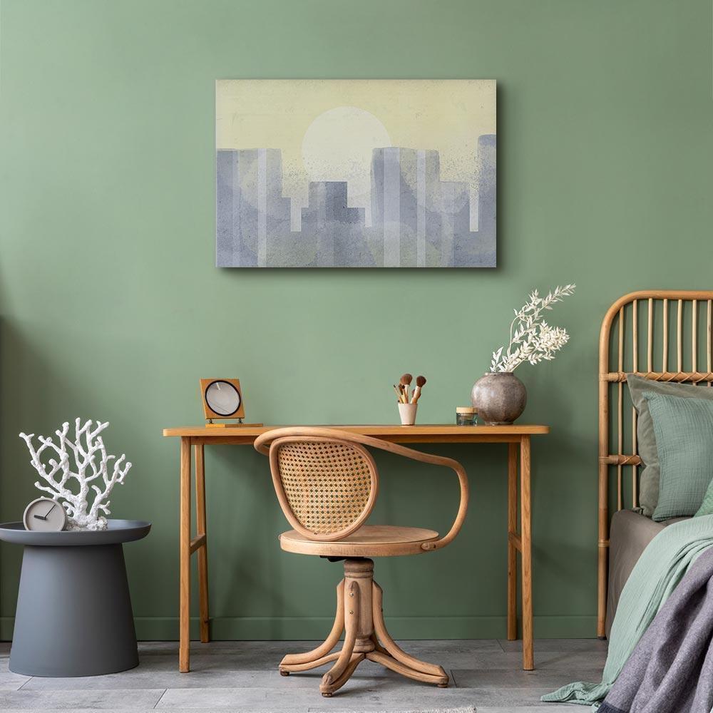 Obraz - Nowoczesne miasto (1-częściowy) szeroki - trzeci wariant
