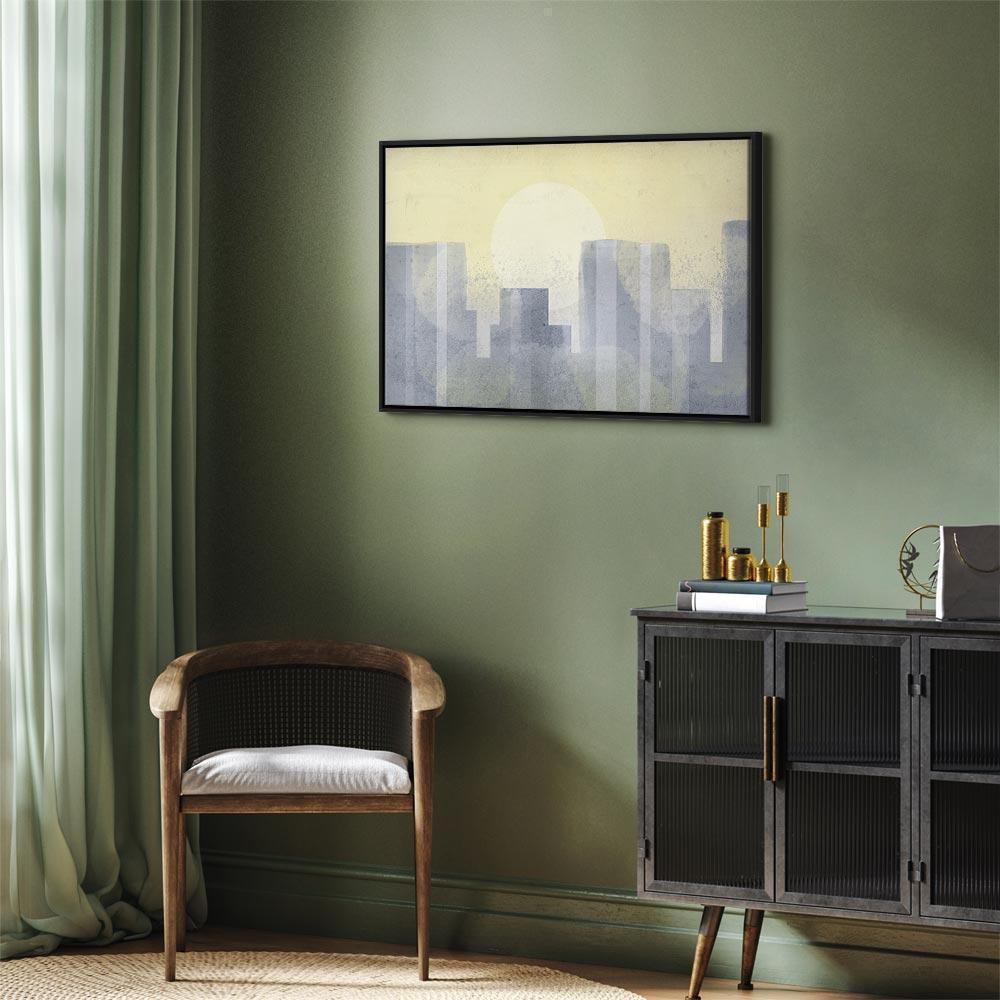 Obraz - Nowoczesne miasto (1-częściowy) szeroki - trzeci wariant