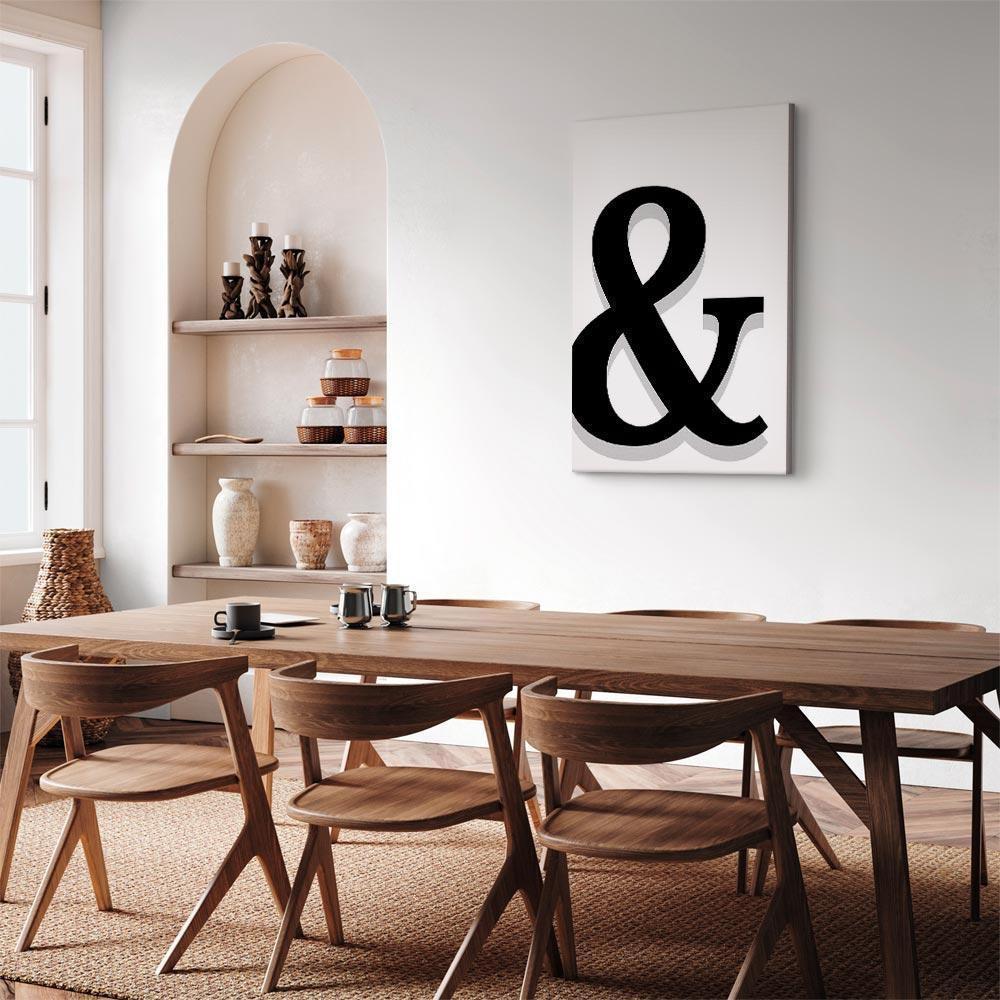 Obraz - Ozdobna litera (1-częściowy) pionowy