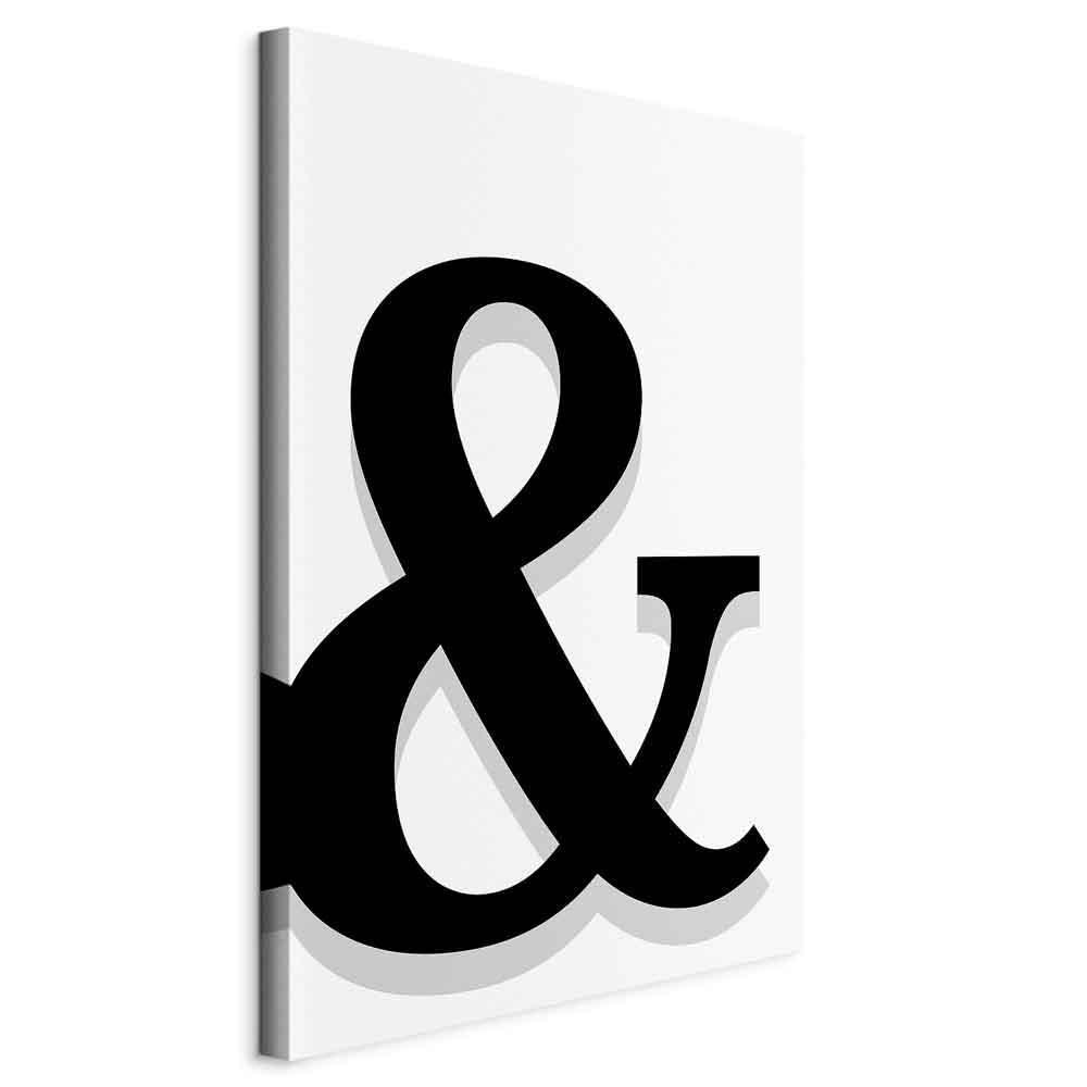 Obraz - Ozdobna litera (1-częściowy) pionowy