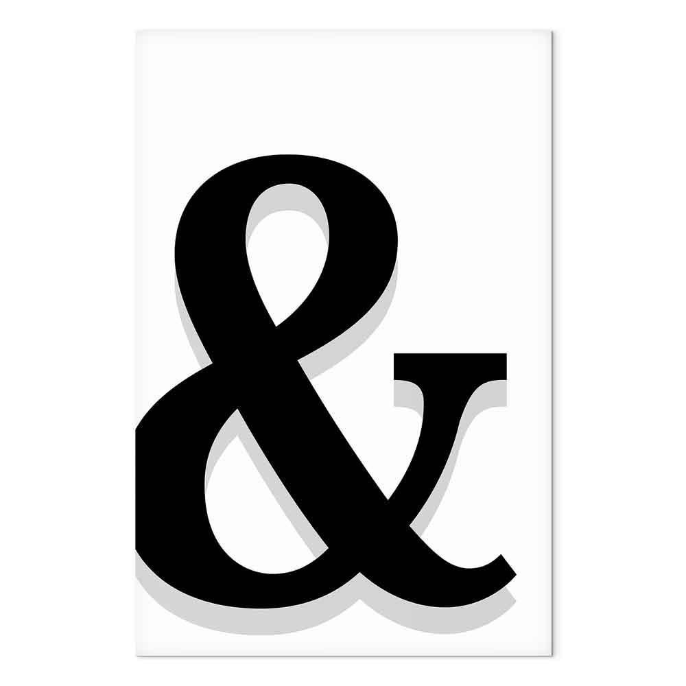 Obraz - Ozdobna litera (1-częściowy) pionowy