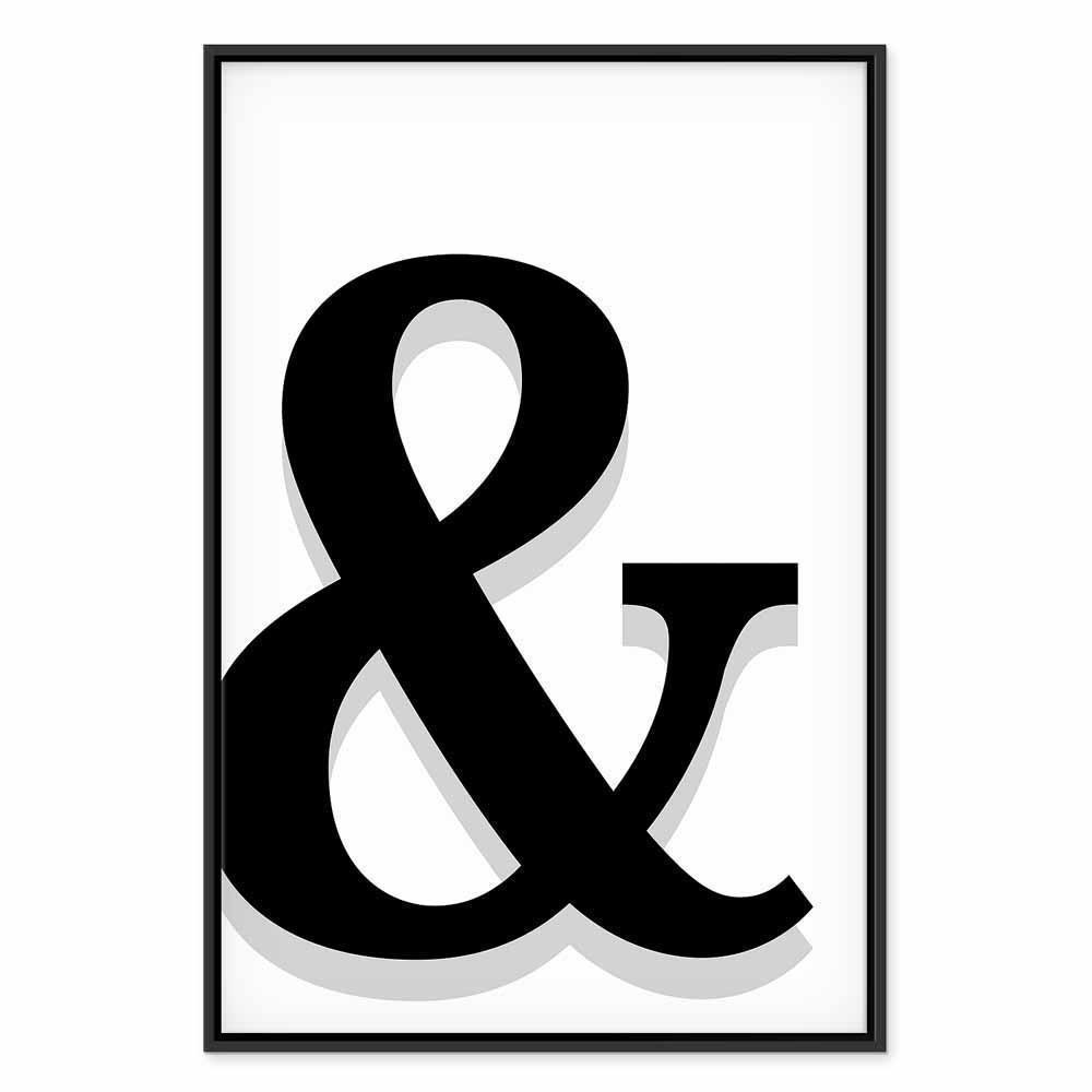 Obraz - Ozdobna litera (1-częściowy) pionowy