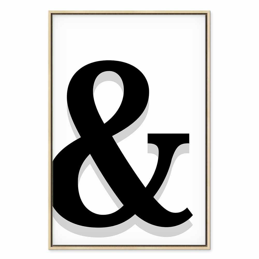 Obraz - Ozdobna litera (1-częściowy) pionowy