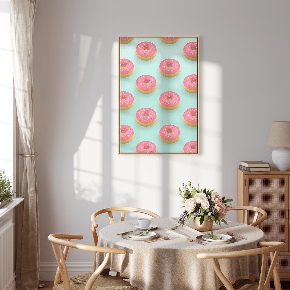 Obraz - Pastelowe donuty (1-częściowy) pionowy