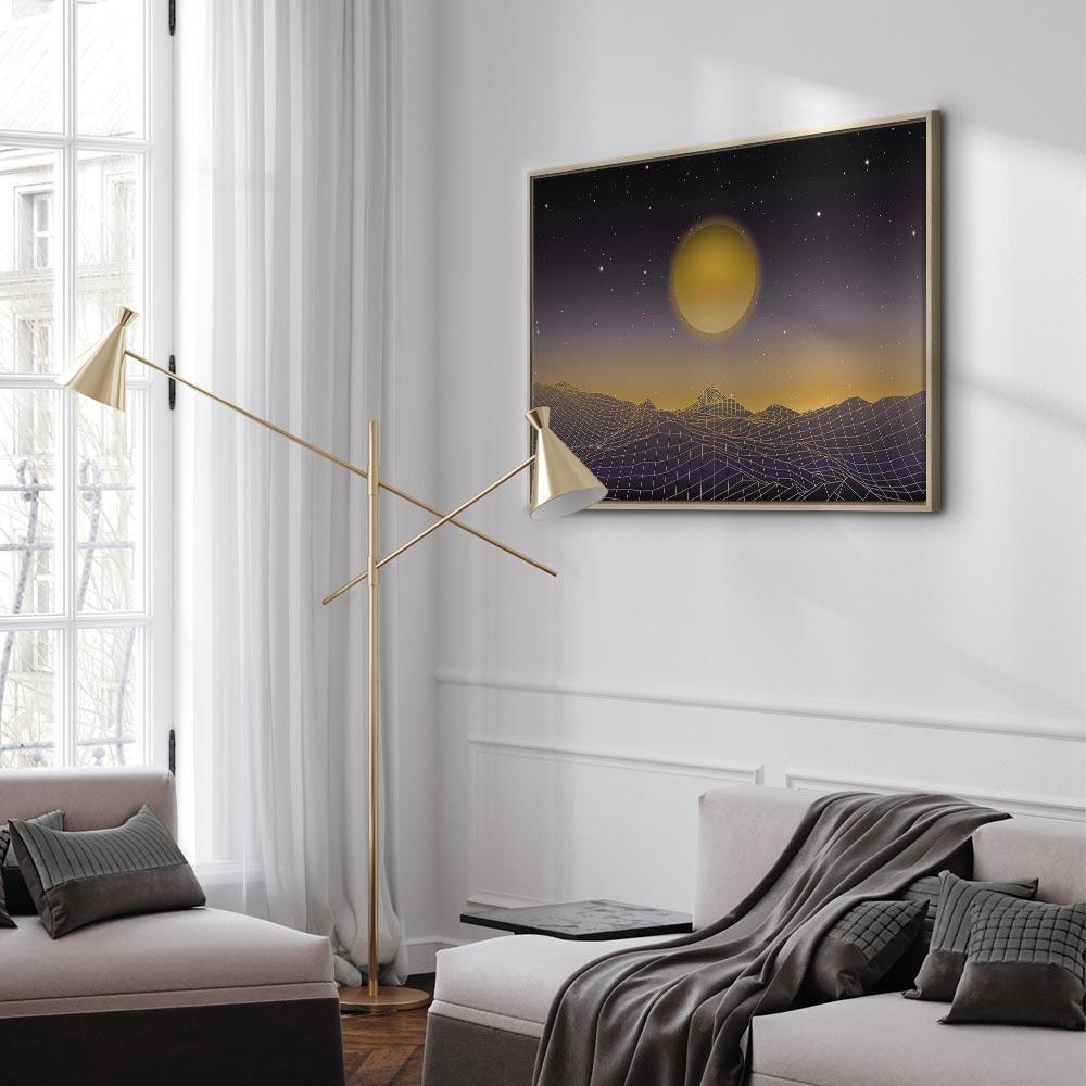 Obraz - Pejzaż futurystyczny 3 (1-częściowy) szeroki