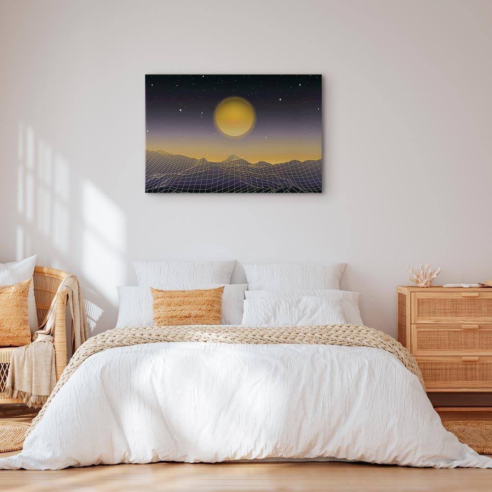 Obraz - Pejzaż futurystyczny 3 (1-częściowy) szeroki