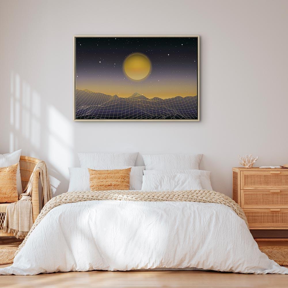 Obraz - Pejzaż futurystyczny 3 (1-częściowy) szeroki