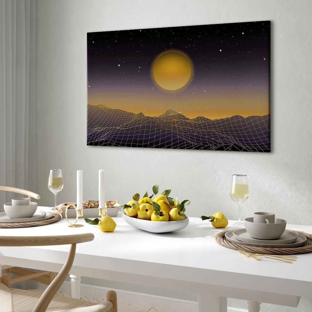 Obraz - Pejzaż futurystyczny 3 (1-częściowy) szeroki