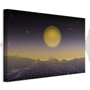 Obraz - Pejzaż futurystyczny 3 (1-częściowy) szeroki