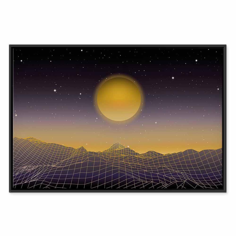 Obraz - Pejzaż futurystyczny 3 (1-częściowy) szeroki