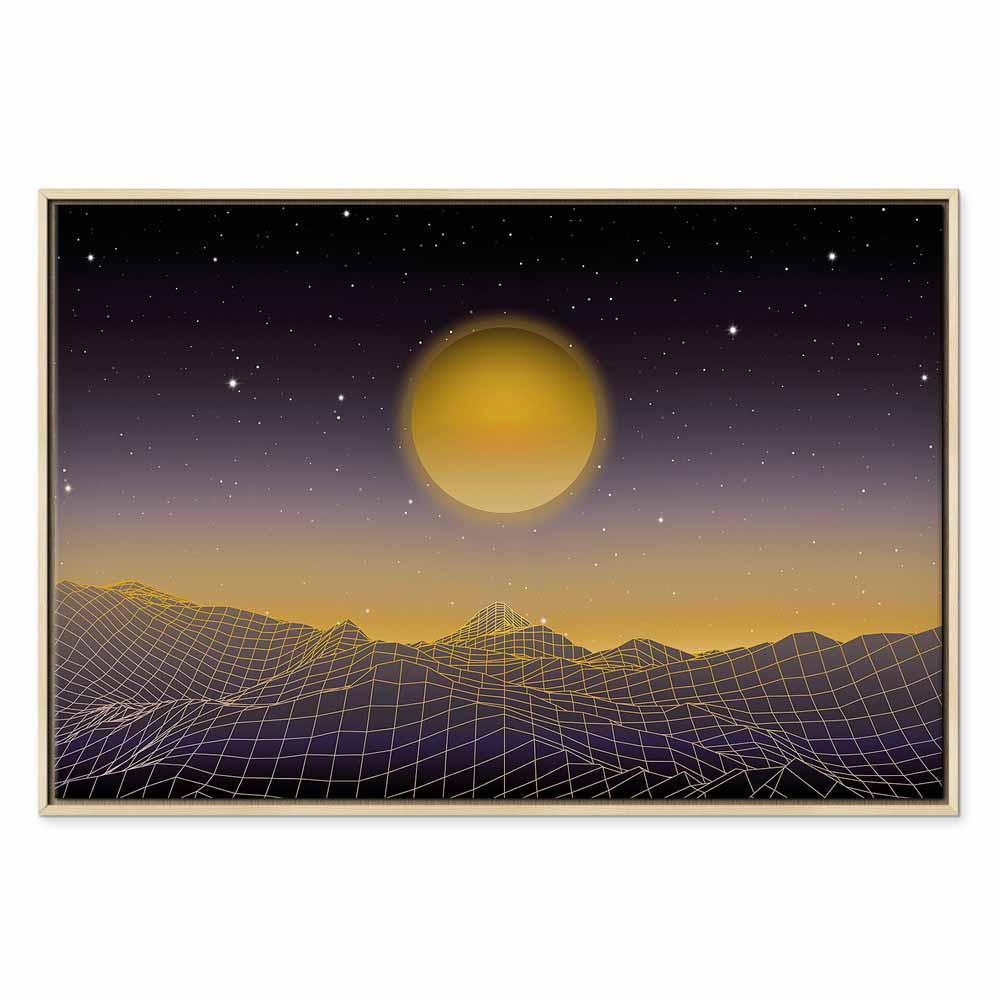 Obraz - Pejzaż futurystyczny 3 (1-częściowy) szeroki