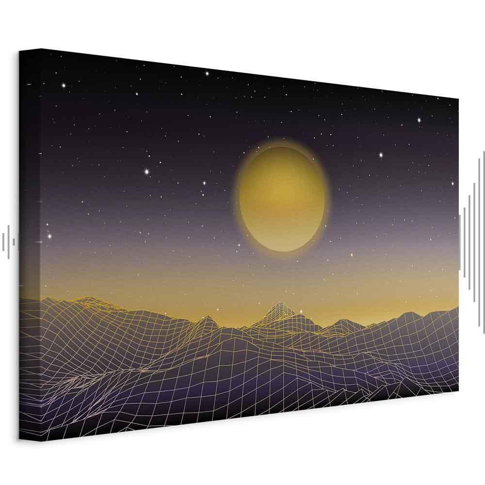 Obraz - Pejzaż futurystyczny 3 (1-częściowy) szeroki