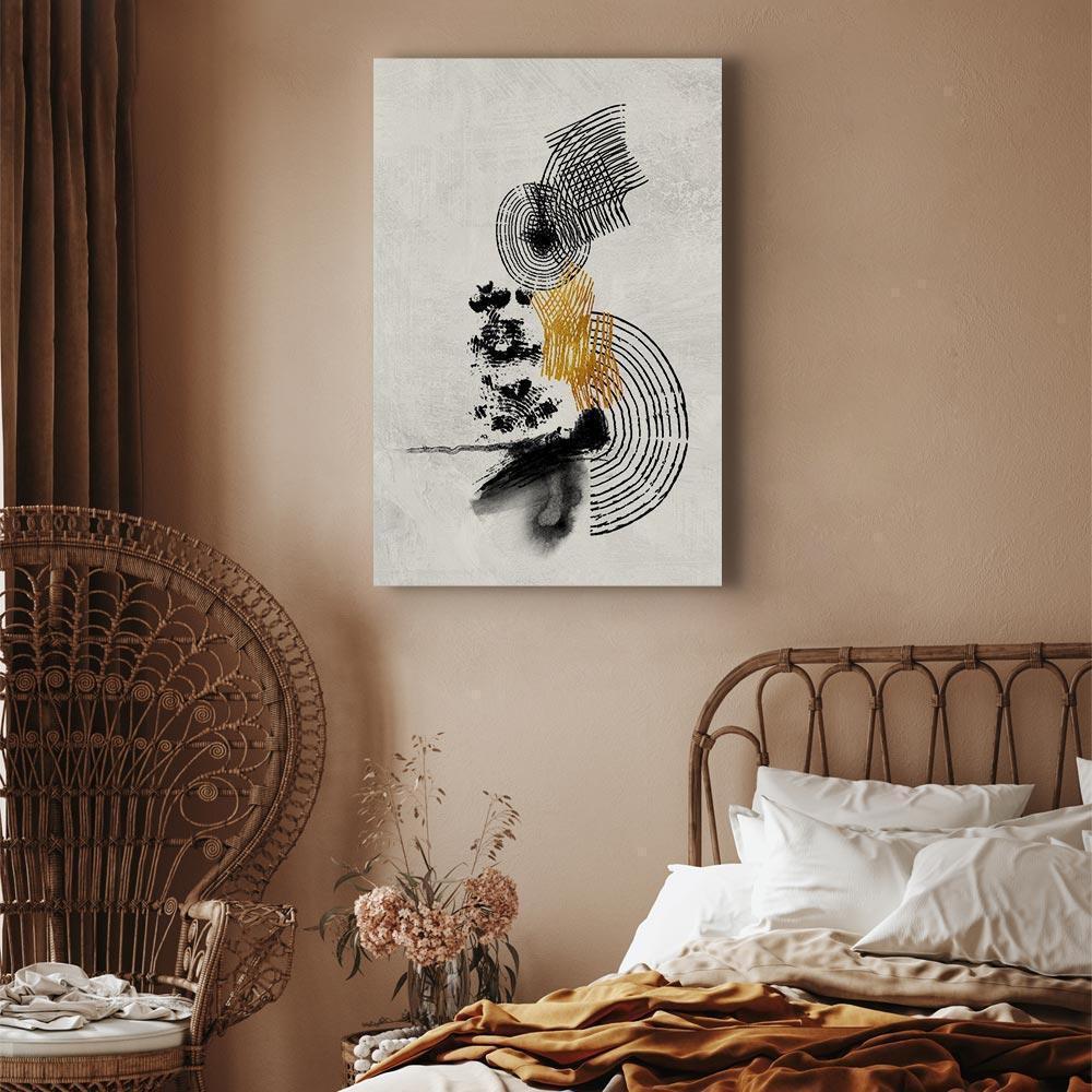 Obraz - Pejzaż ze słońcem (1-częściowy) pionowy