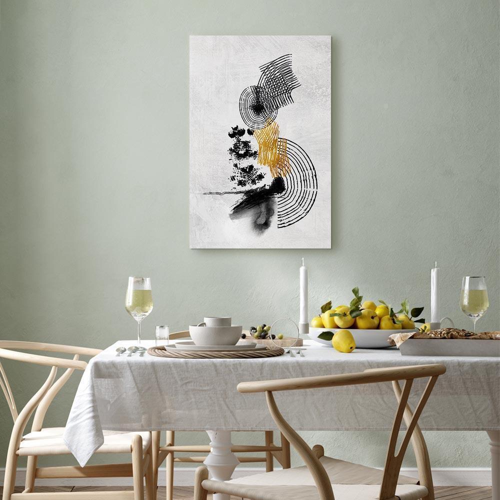 Obraz - Pejzaż ze słońcem (1-częściowy) pionowy