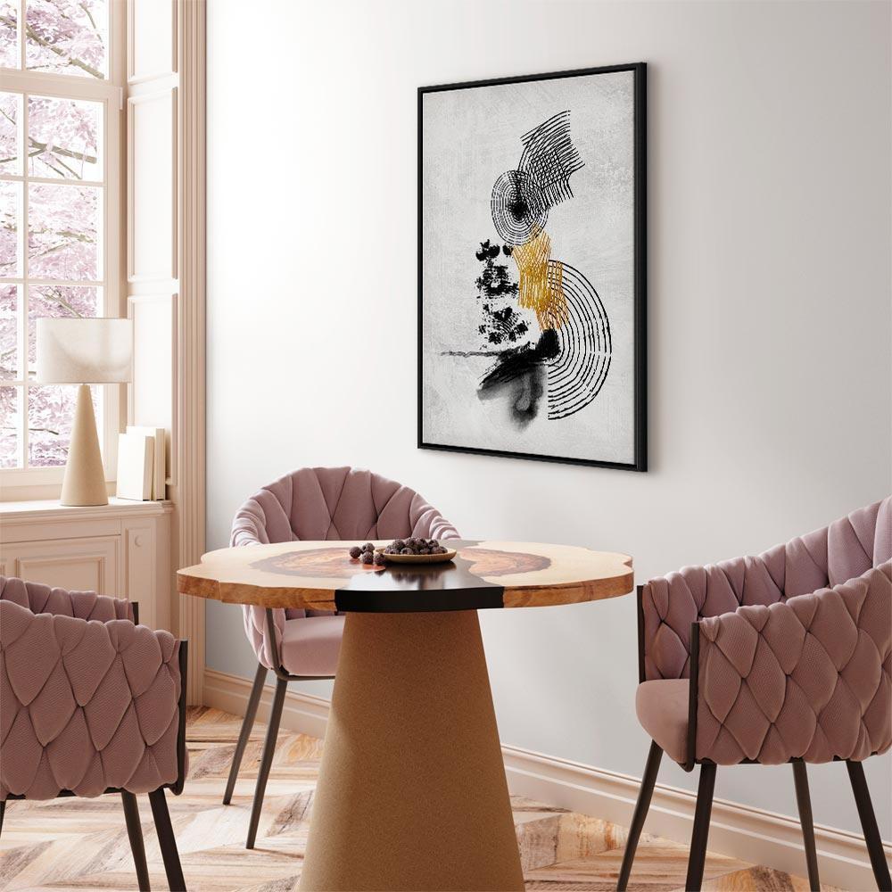 Obraz - Pejzaż ze słońcem (1-częściowy) pionowy