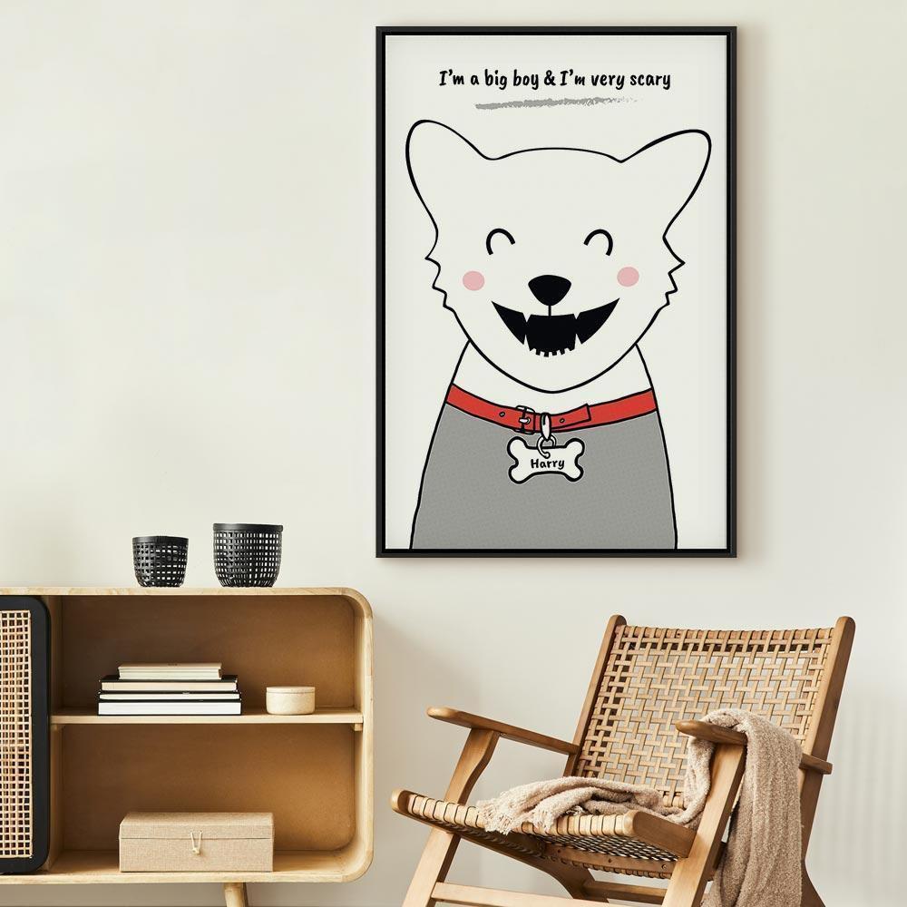 Obraz - Piesek Harry (1-częściowy) pionowy