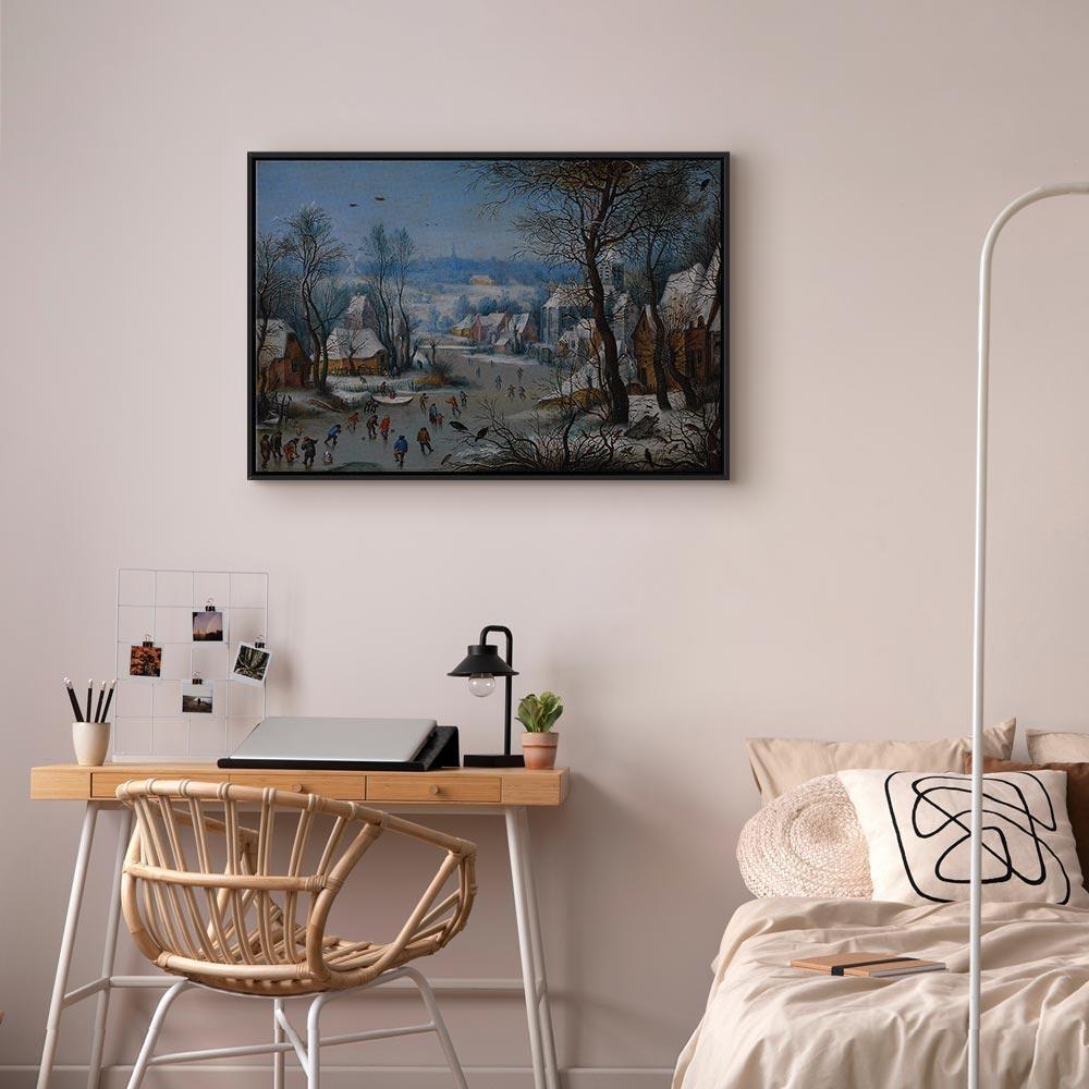 Obraz - Pieter Brueghel (młodszy) – Winter Landscape with a Bird Trap