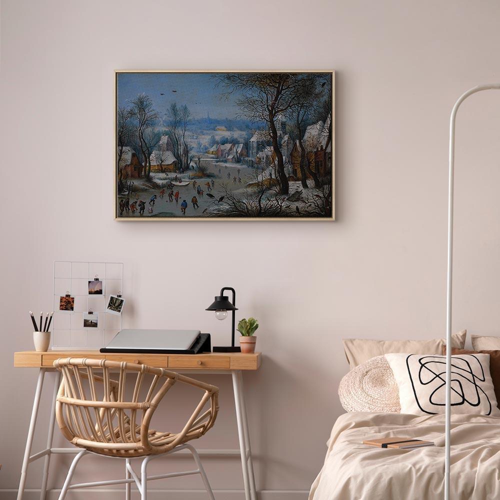 Obraz - Pieter Brueghel (młodszy) – Winter Landscape with a Bird Trap