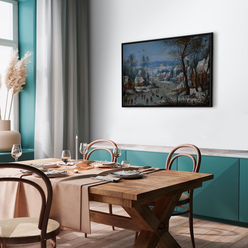 Obraz - Pieter Brueghel (młodszy) – Winter Landscape with a Bird Trap